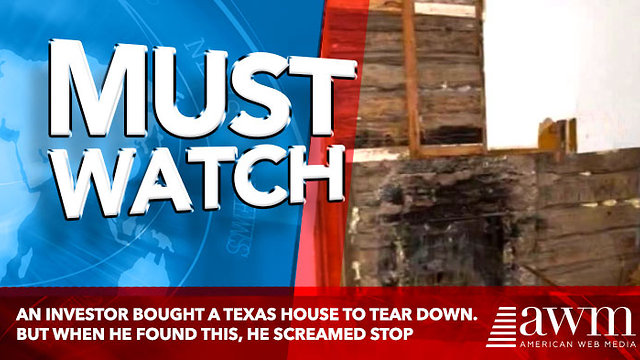 An Investor Bought A Texas House To Tear Down. But When He Found This, He Screamed Stop