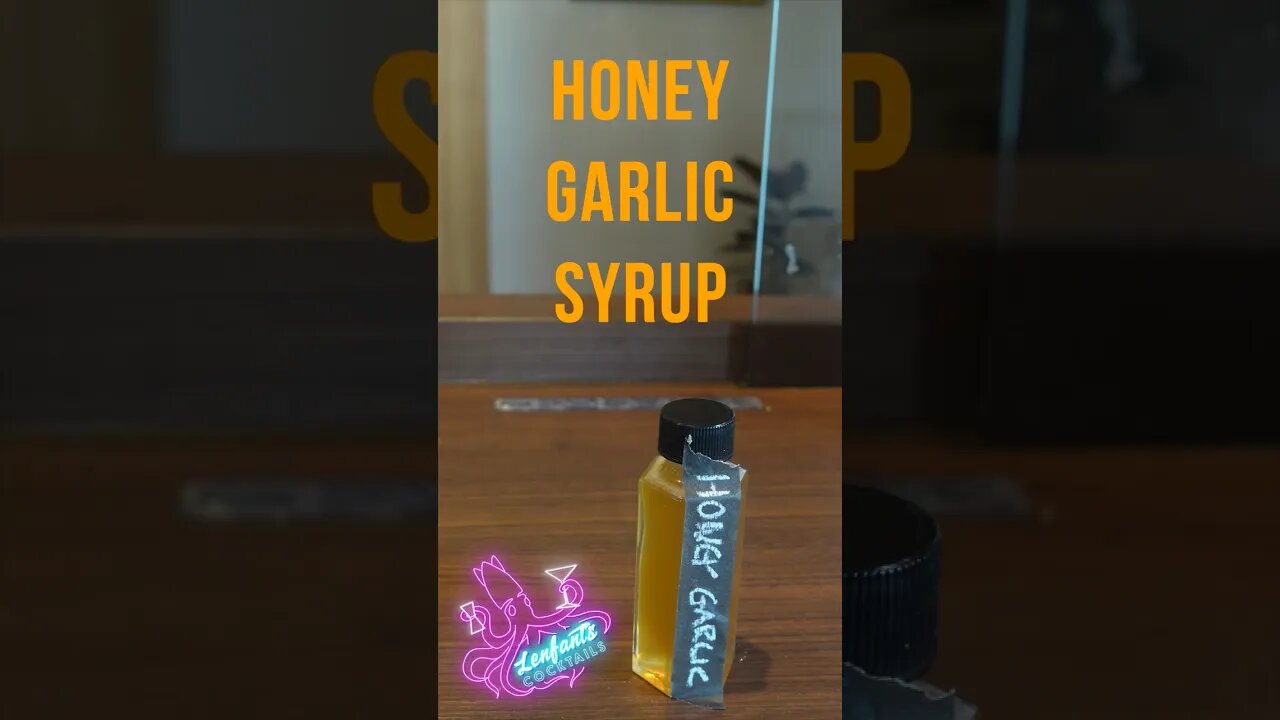 Honey Garlic Syrup - not for shrimp 🦐 🍸