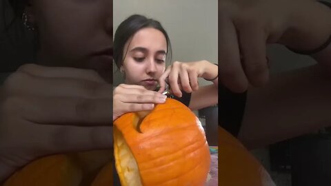 jofia123 Video's #pumpkincarving #Shorts