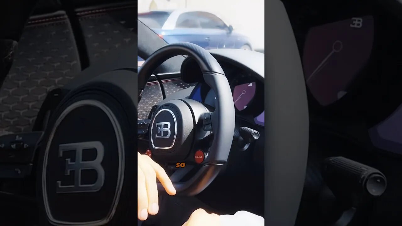 Tate reviews the interior of his Bugatti Chiron #bugattichiron #supercars #richlifestyle #tate