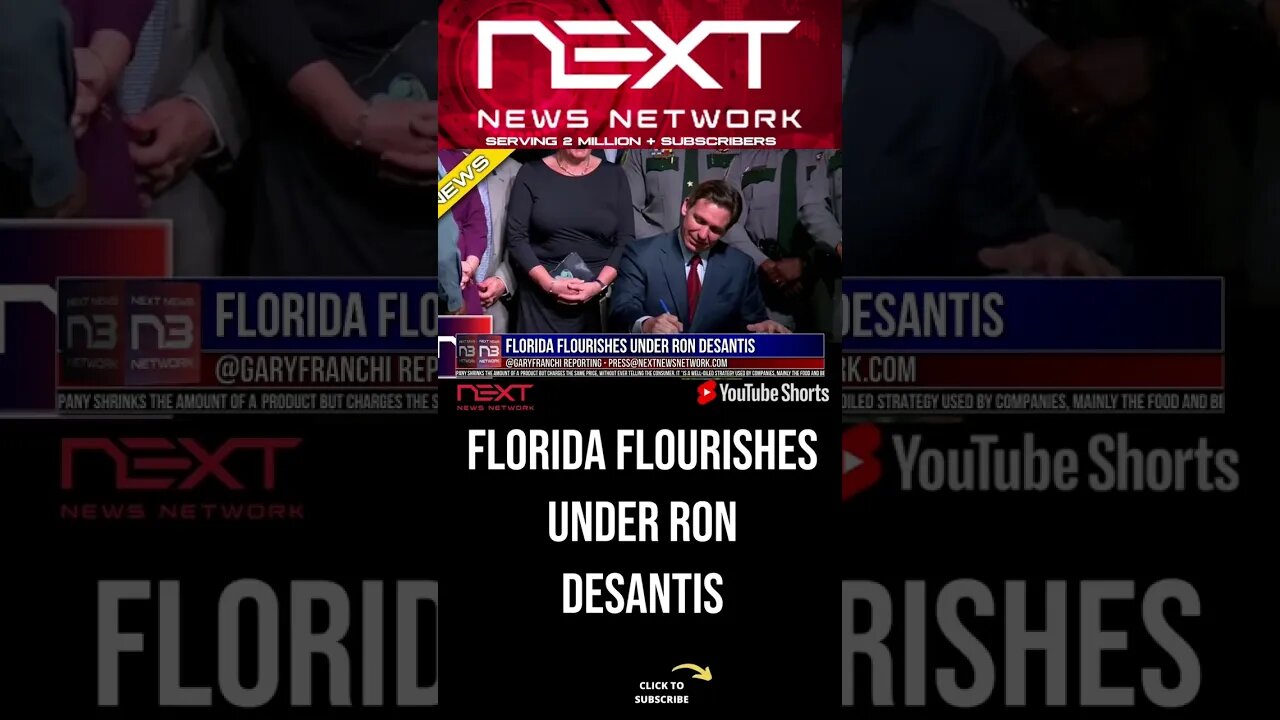 Florida Flourishes Under Ron Desantis #shorts