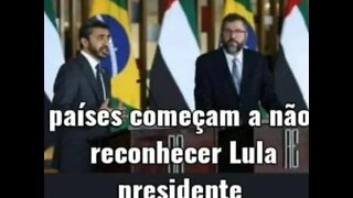 Países começam a não recon ver Lula Presidente