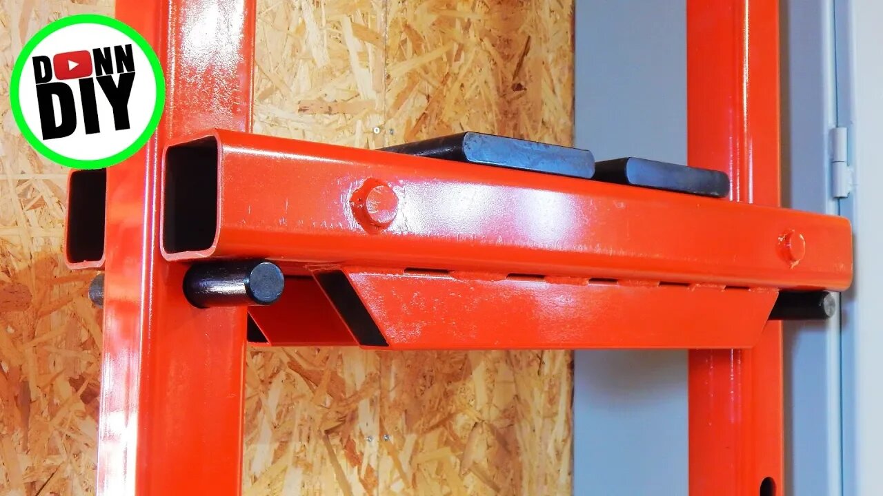 Fabricating Workshop Press & Removing Rust With Angle Grinder Wire Wheel - Preparing For Paint