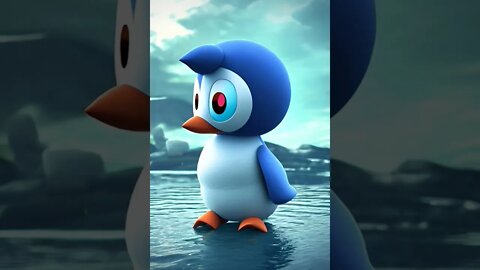 AI generated Piplup #whosthatpokemon #pokemon