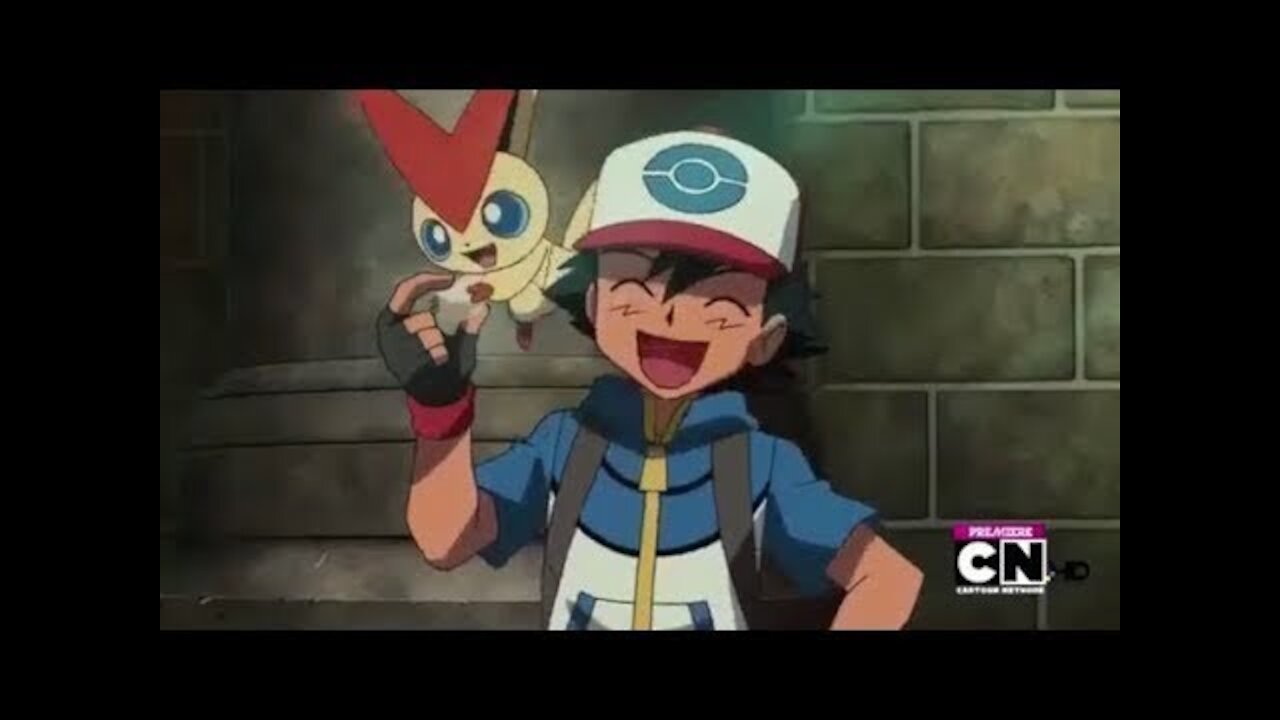 Victini steals Ash’s macaron (Reupload)