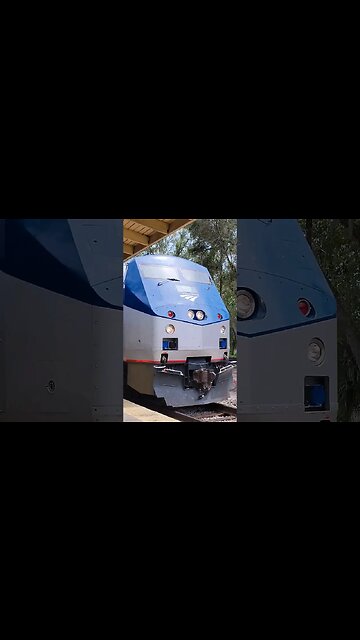 Amtrak Silver Meteor at DeLand Station July 15 2023 #railfanrob #silvermeteor #deland