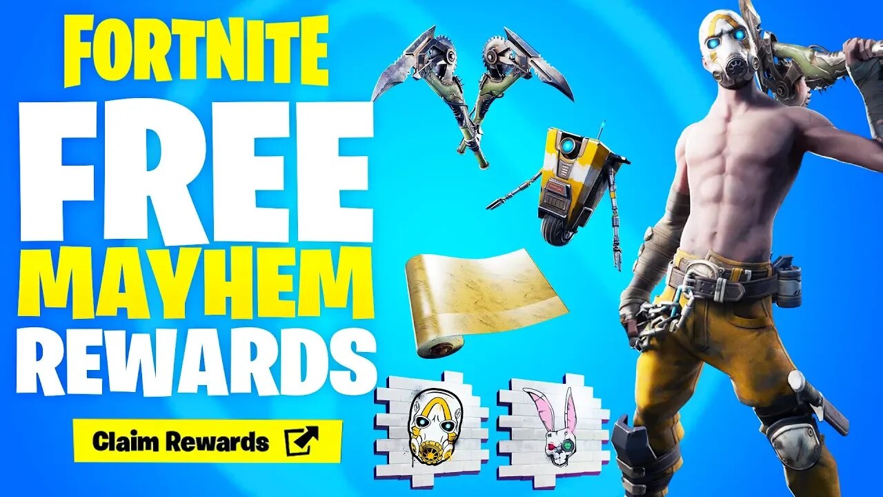 How To Get The FORTNITE X BORDERLANDS Rewards In Fortnite!