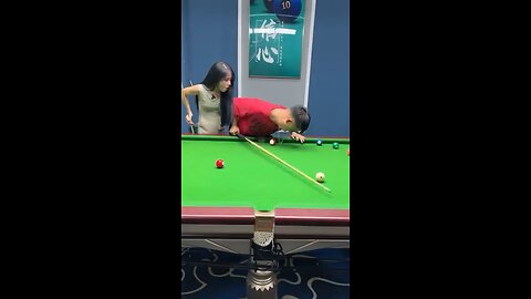 Try not to laugh 😹 Funny Billiards video 😂