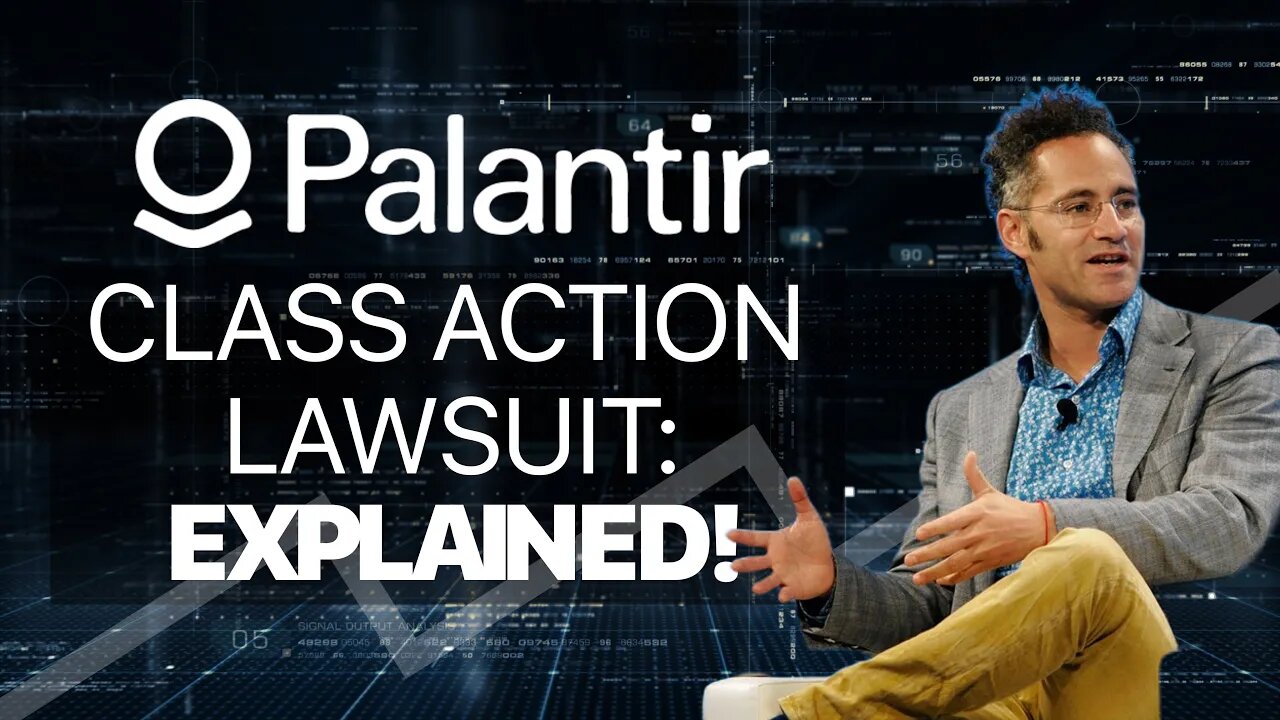 Palantir Just Got SUED: Analysis!