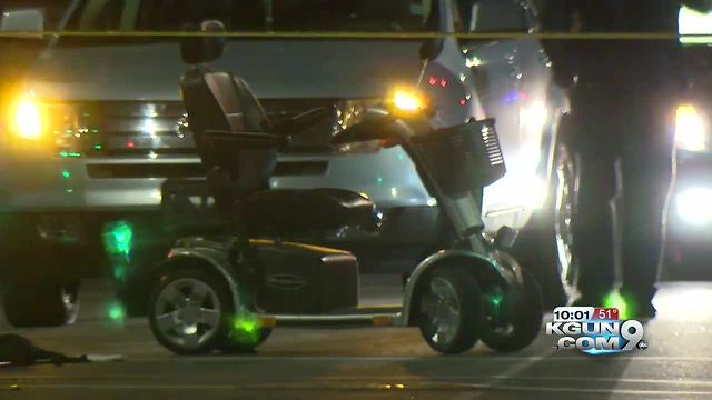 Man in wheelchair has serious injuries after he was hit by car near Pantano and 5th
