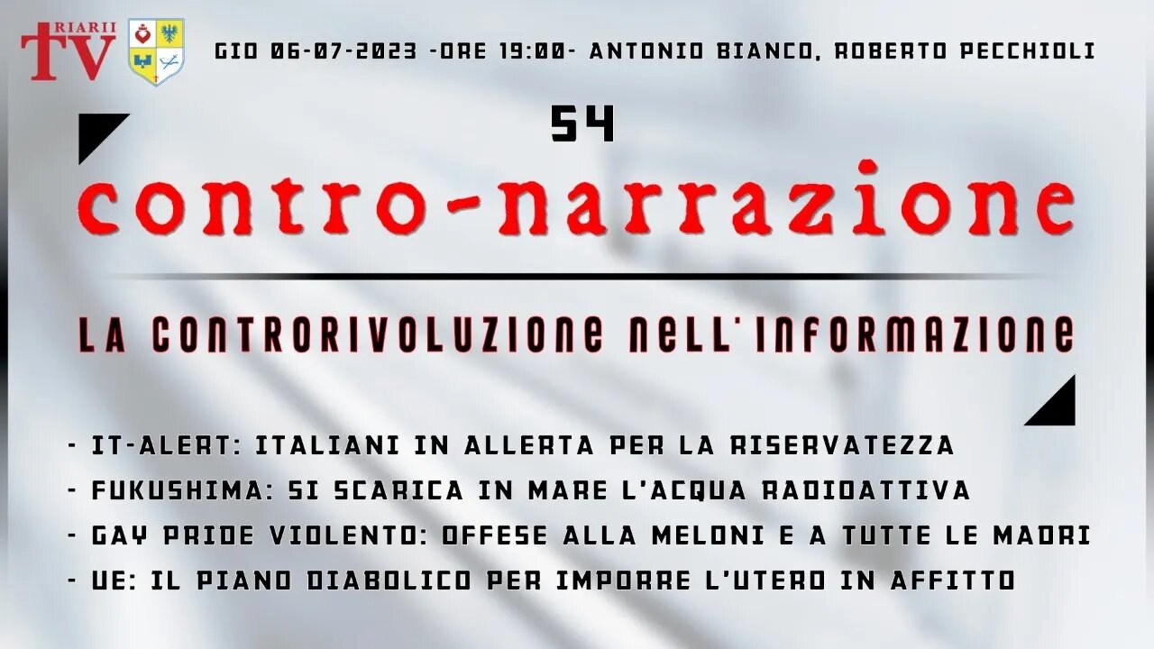 CONTRO-NARRAZIONE NR.54 - ANTONIO BIANCO, ROBERTO PECCHIOLI