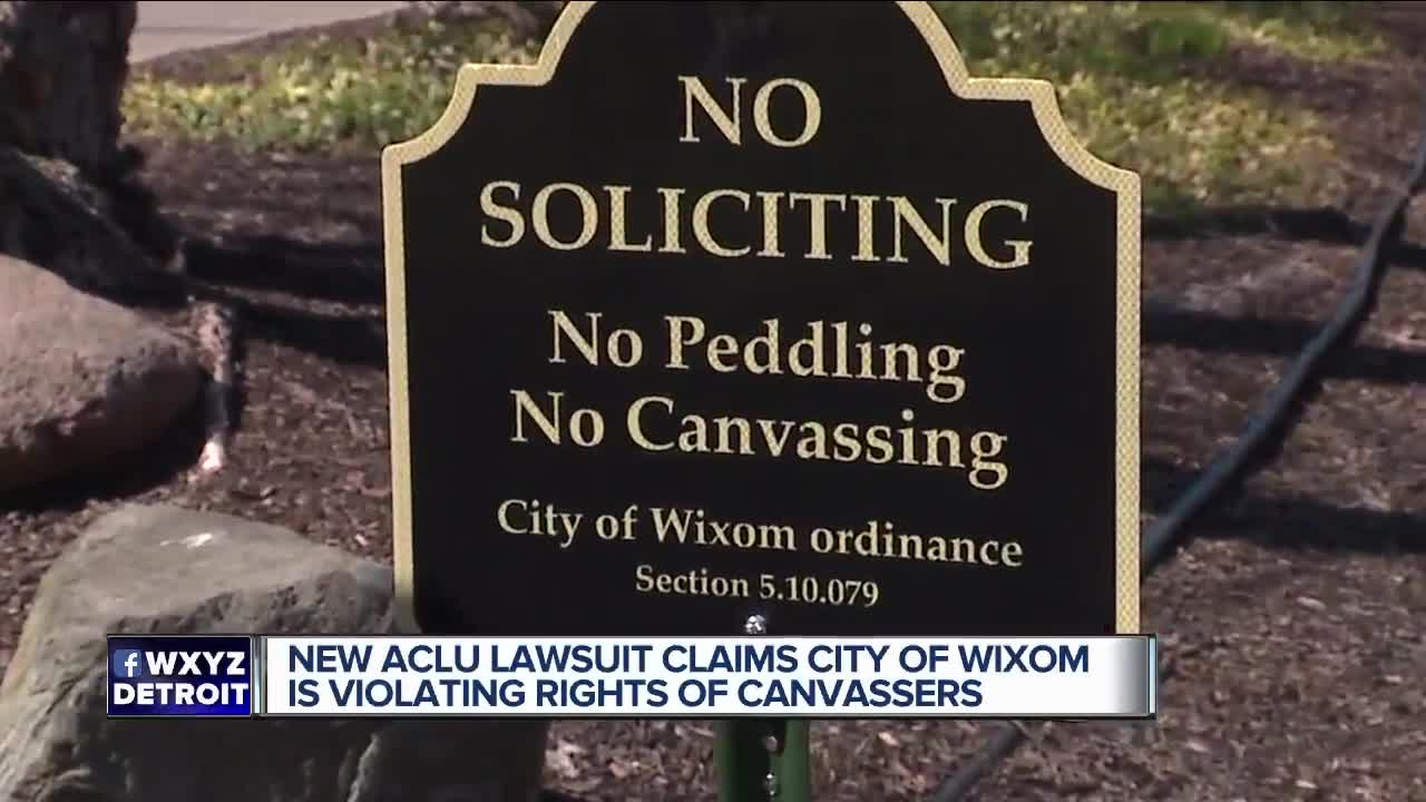 ACLU says Wixom ordinance that allows neighborhoods to ban political canvassers is illegal