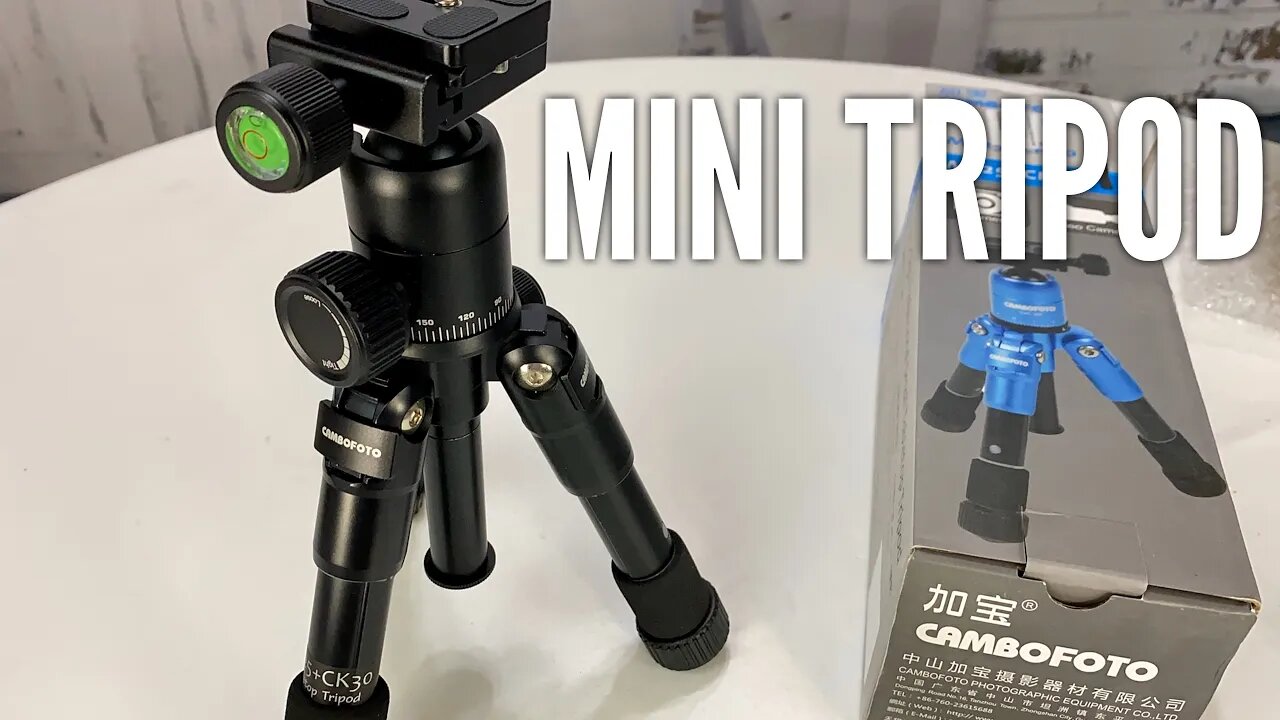 Aluminum Mini Desktop Tabletop Camera Tripod Review