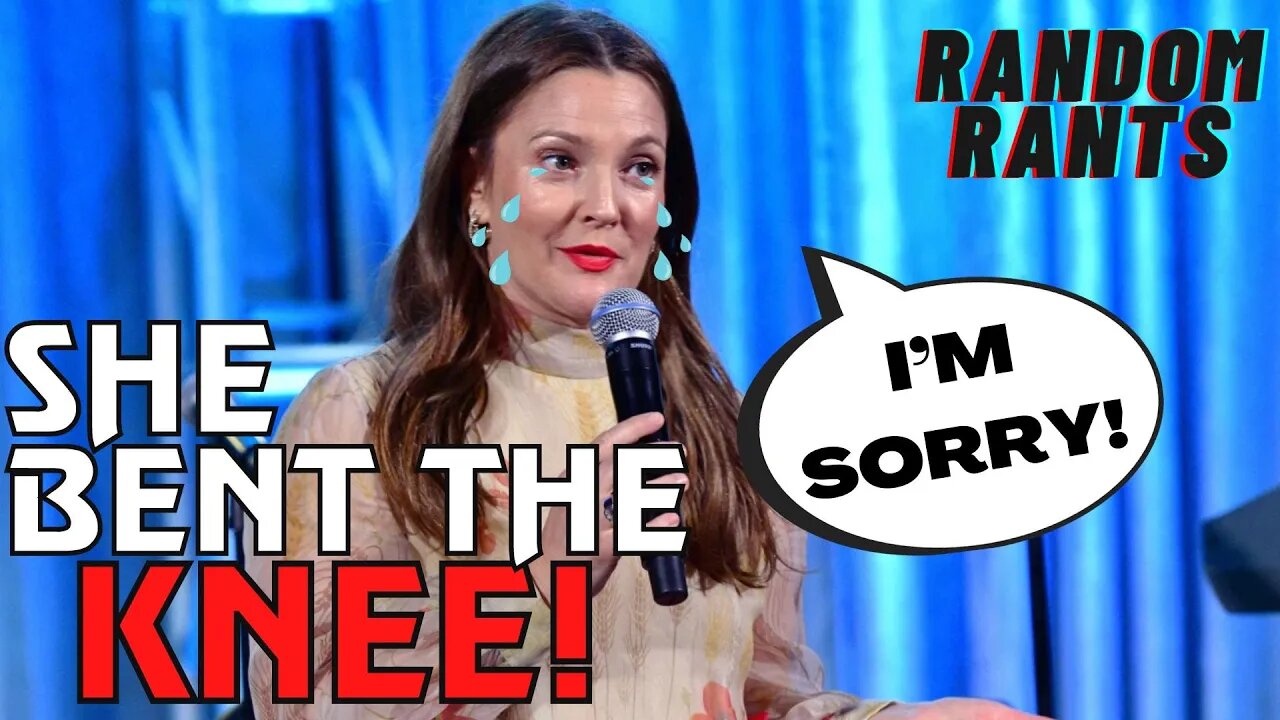 Random Rants: Drew Barrymore KNEELS To The MOB! Shuts Down Her Show To Appease The WGA Strike!