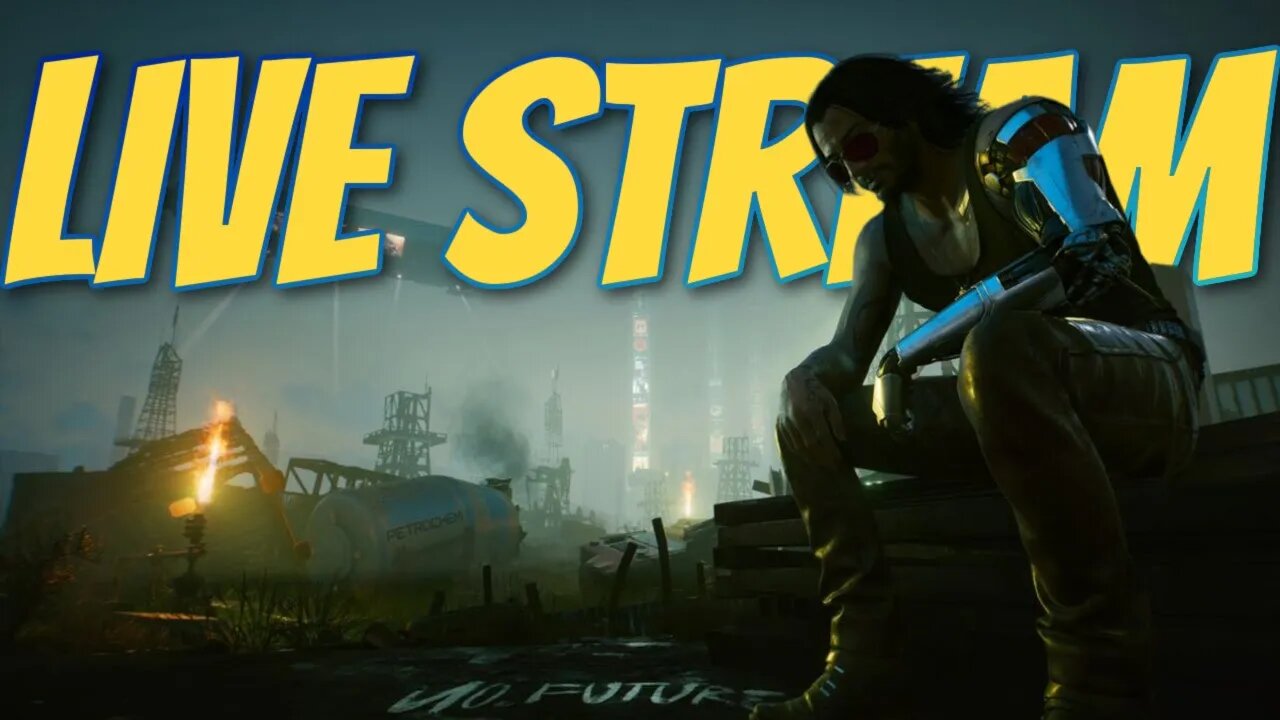 VOD CyberPunk 2077 LIVESTREAM - Nomad Ginger in Night City (Blind) Pt 8