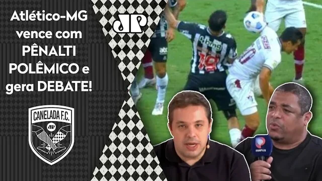 "Esse PÊNALTI que deram pro Atlético-MG é BRINCADEIRA! E o Flamengo..." Veja DEBATE!