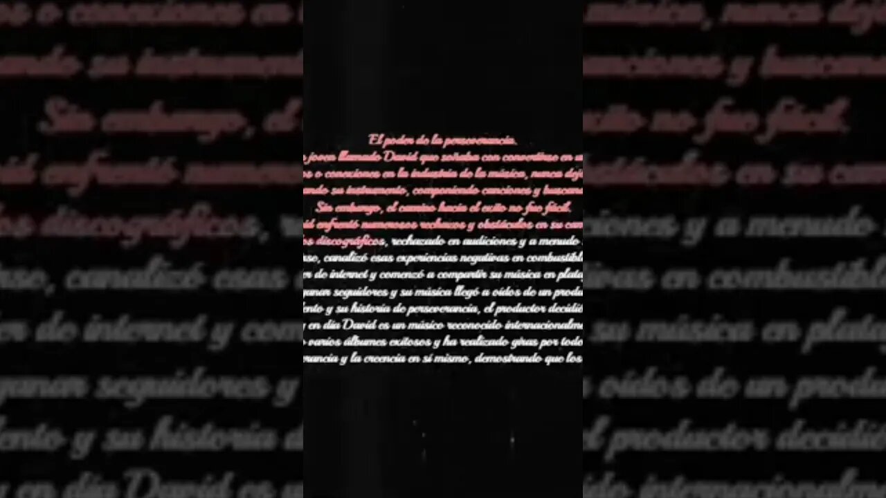 🔴🔴"Trazando el camino del éxito: La inspiradora historia de David y su perseverancia musical"🔴🔴