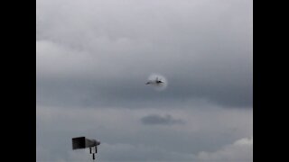 Seeing the Shockwave on an F-15 Eagle at the 2007 Pope Air Show