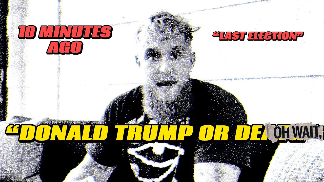 🚨 BREAKING: YouTuber and Boxer Jake Paul Endorses President Trump