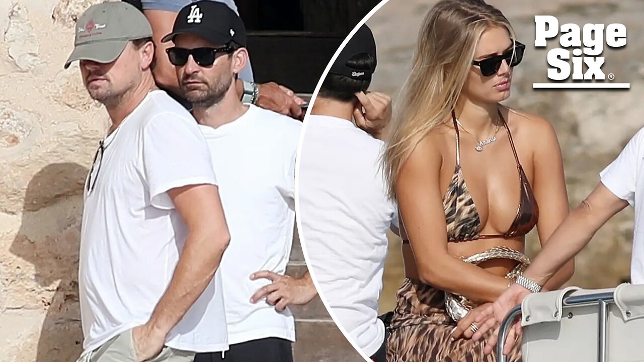 Leonardo DiCaprio yachts with Tobey Maguire, bikini-clad 'Love Island' star Arabella Chi in Spain