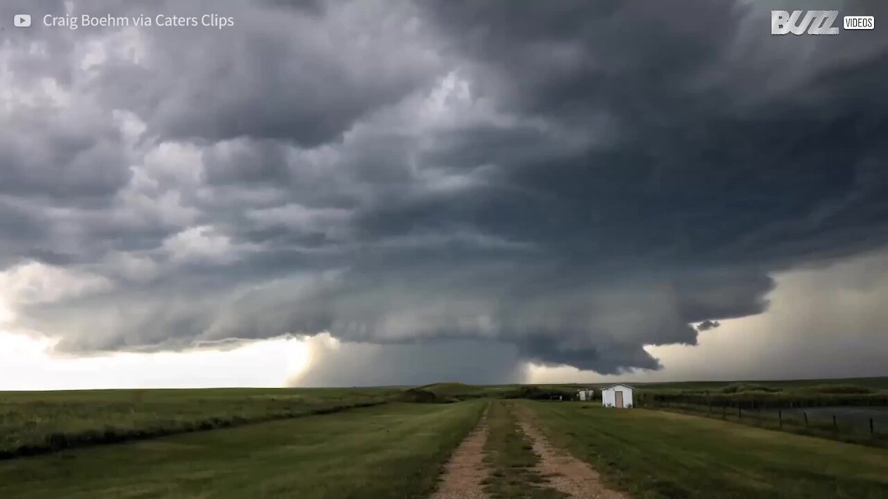 Time-lapse registra formação de tempestade