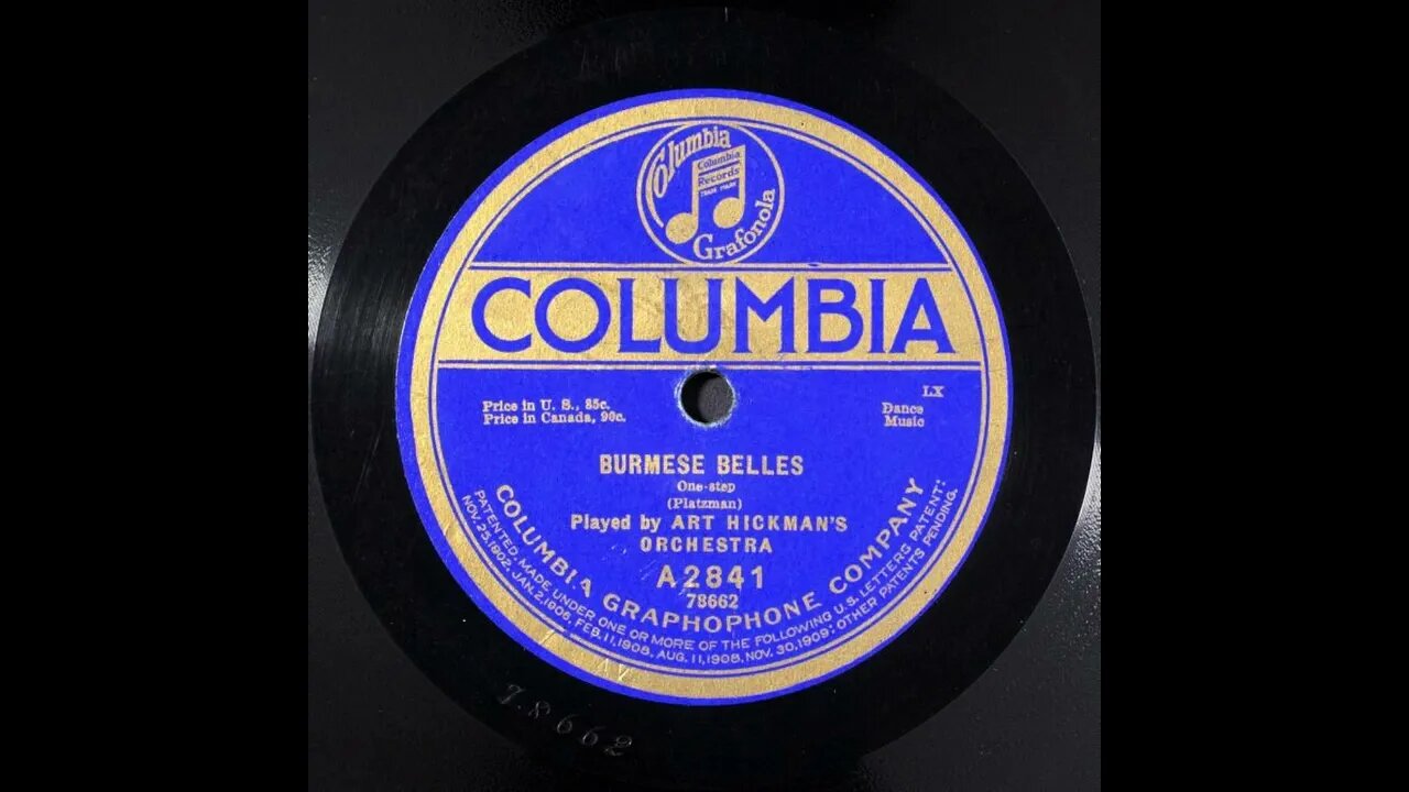 Burmese Belles - Art Hickman's Orchestra