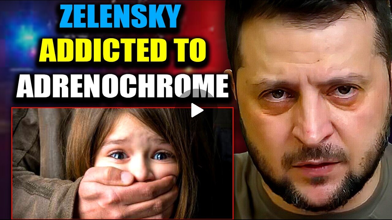 Adrenochrome Whistleblower: "Zelensky ja muut johtajat ovat riippuvaisia ​​lasten verestä"