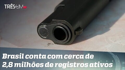 Número de licenças para armas de fogo subiu 473,6% durante governo Bolsonaro