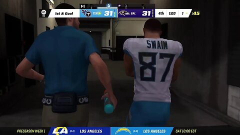 Ravens Franchise Preseason Game 1 PS5 4K60fps Performance Mode Set 4 Hardest All Madden