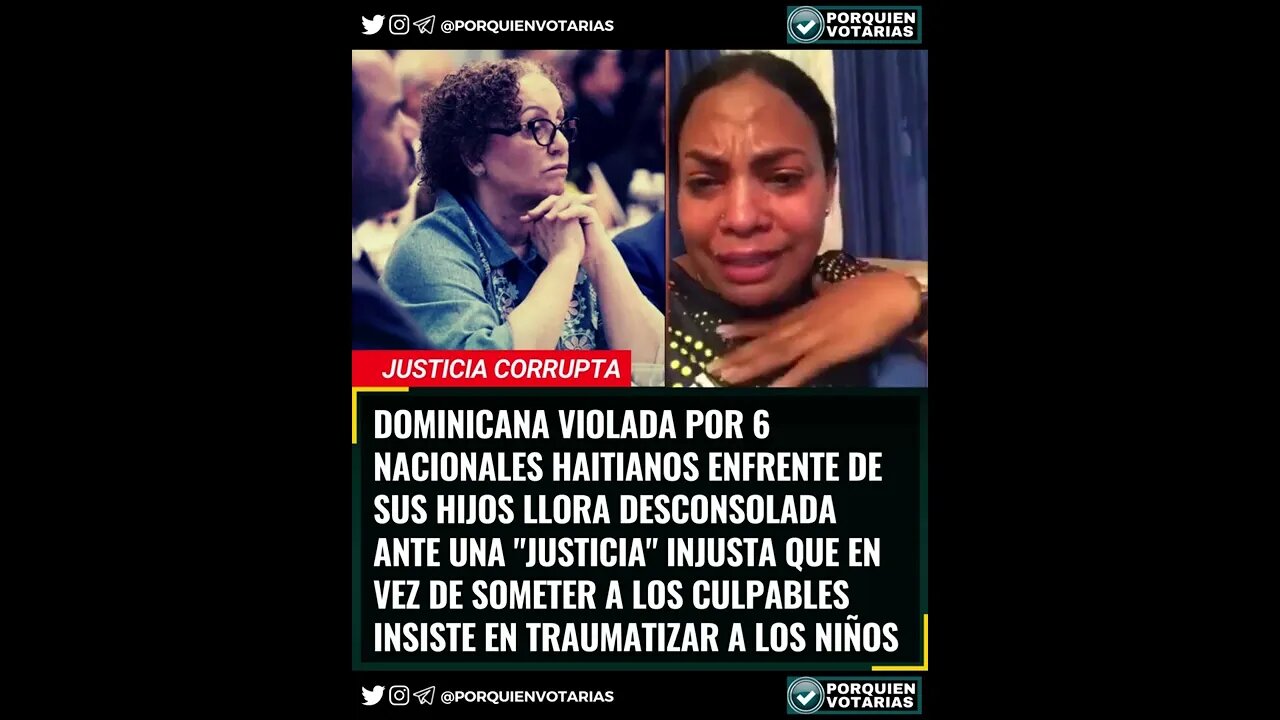 ⚡️DOMINICANA VIOLADA POR 6 NACIONALES HAITIANOS EN VILLA MELLA DESCONSOLADA POR LA JUSTICIA CORRUPTA