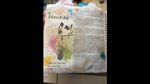 Let's Bible Journal 2 Cor. 10 (from Lovely Lavender Wishes)