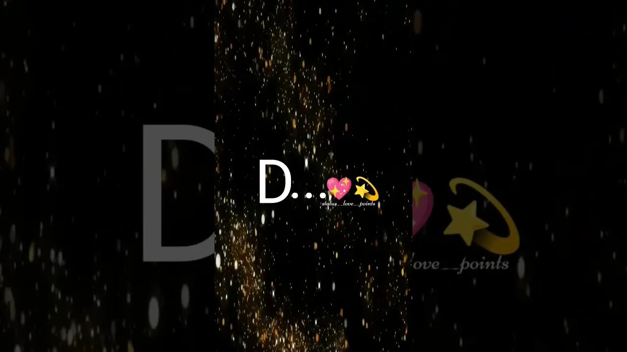 New Black Screen "D" NAME Status Video WhatsApp Status Video 2022 Dj remix Songs Status Love Song