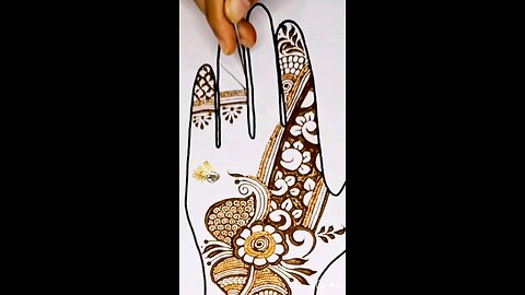 Arabic belt MehndiMake In Hand || Henna Practice For Beginners || Easy To Make