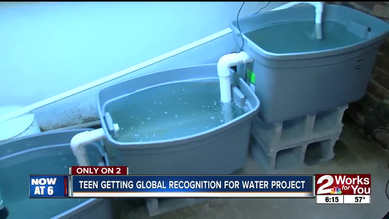 Teen getting global recognition for water project