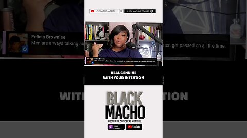 You Gotta Be Genuine With Your Intentions To Get What You Want