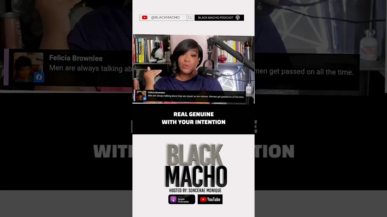 You Gotta Be Genuine With Your Intentions To Get What You Want