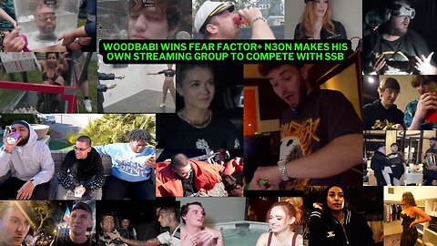 N3ON CREATES SSB RIVAL STREAMING GROUP+ WOODBABI WINS FEAR FACTOR+ ADIN CARTIER #iceposeidon #n3on