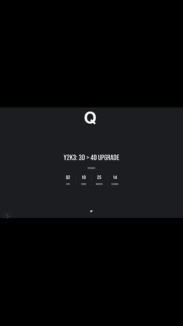 Q- UP IS DOWN … THE ONLY WAY OUT ??? UNDERGROUND