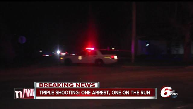 Police asking for help to find second suspect in triple shooting