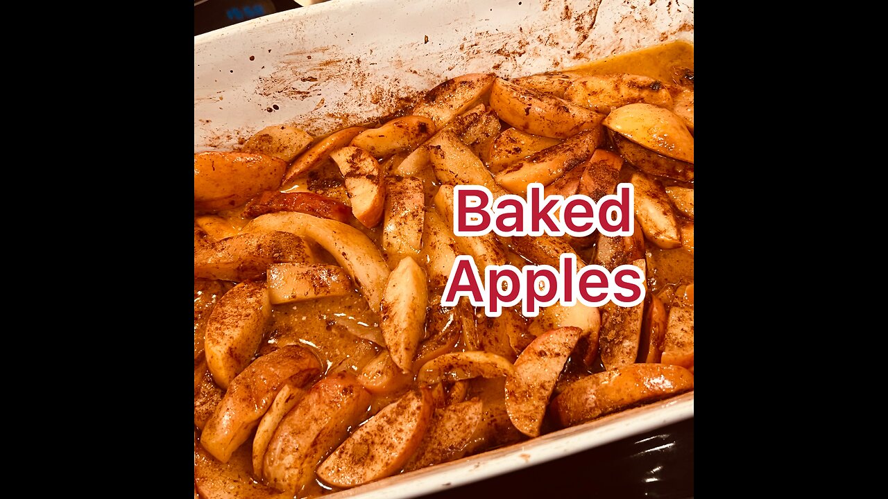 Baked apples