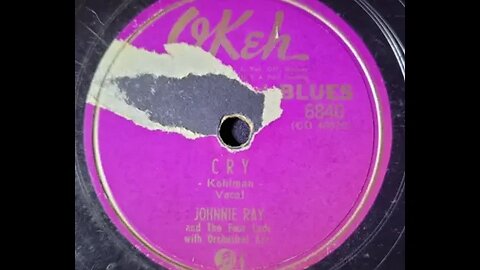 Johnnie Ray and The Four Lads - Cry