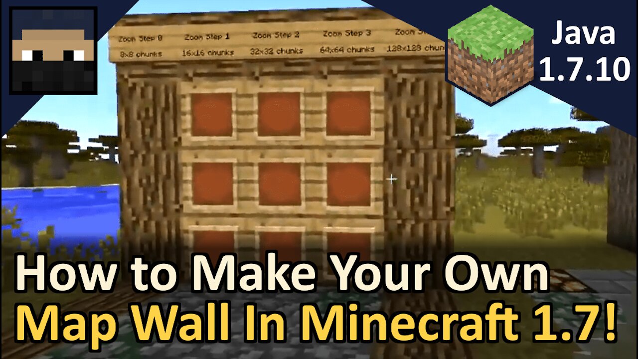 How to Make Maps Fit Together Perfectly! Minecraft Java 1.7.10! (Changed in 1.8+) Tyruswoo Minecraft