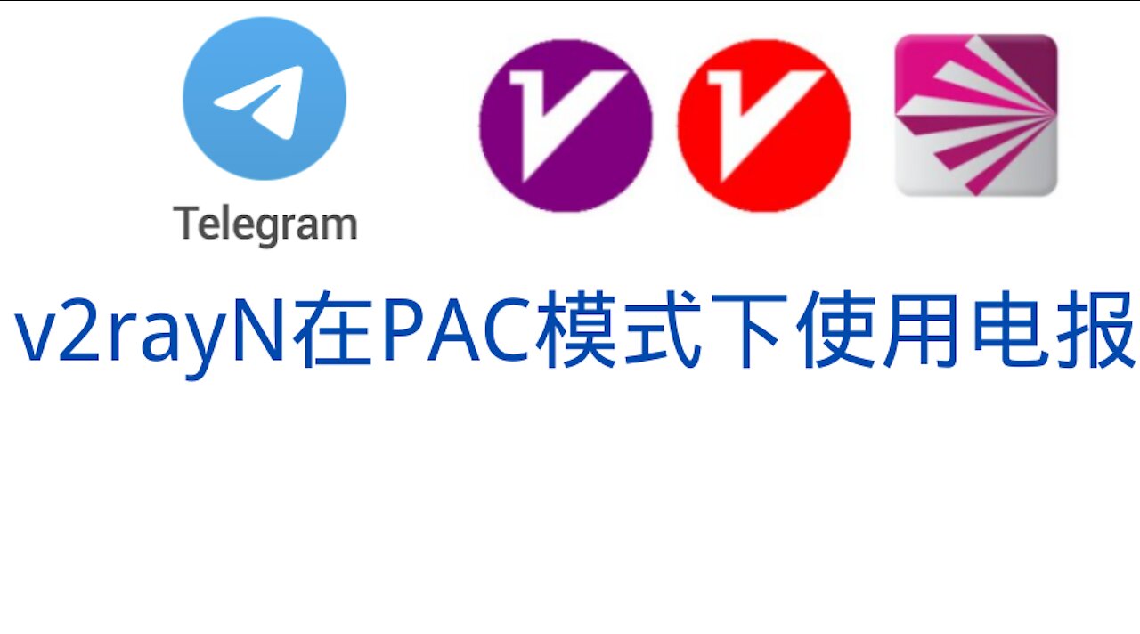 How to use telegram in PAC mode with v2rayN๐๐