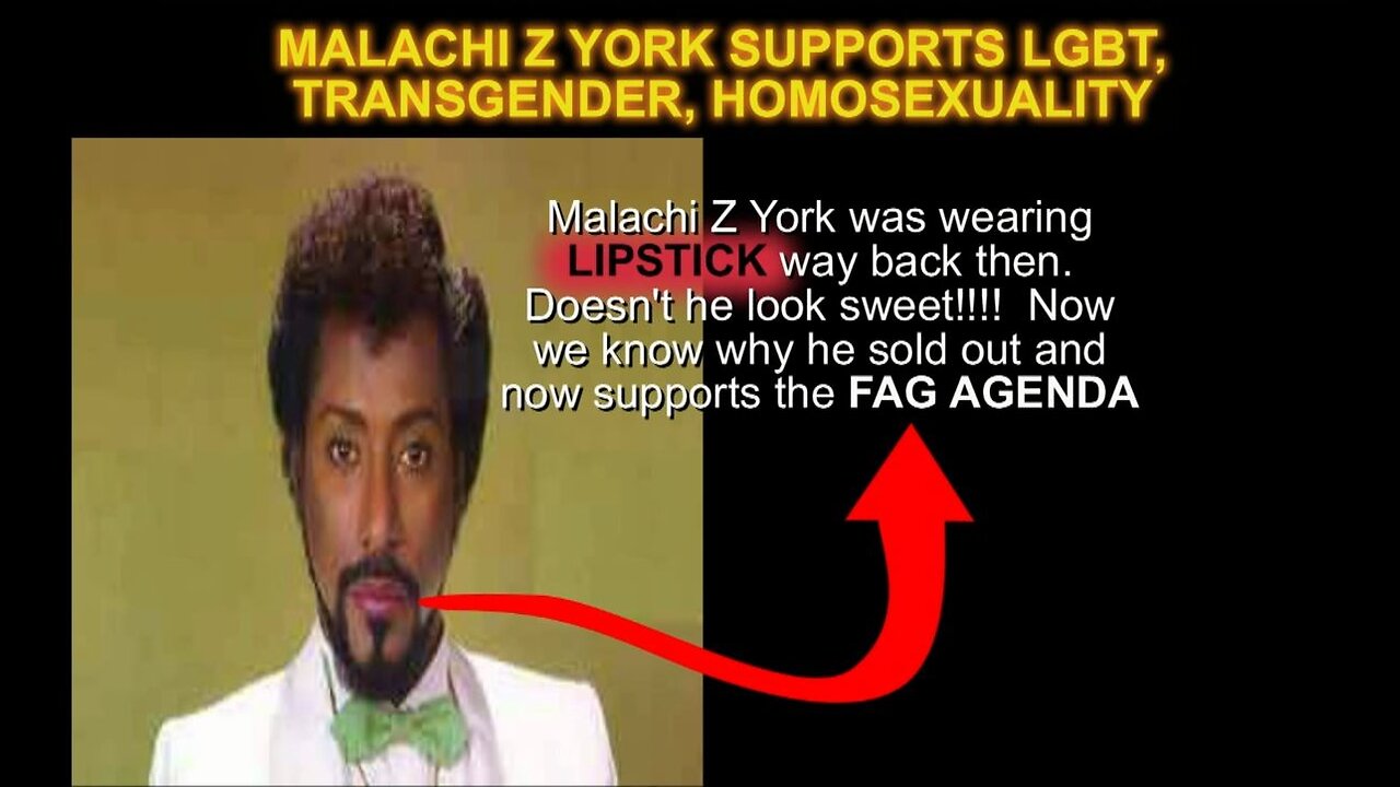 Malachi Z. York Nuwaubians Support LGBT HOMOSEXUALITY Illuminati Agenda