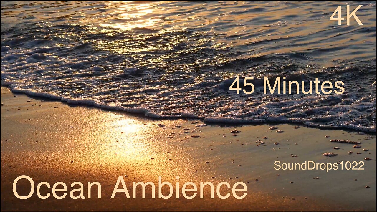 45-Minute Coastal Serenity: Relaxing Ocean Sounds