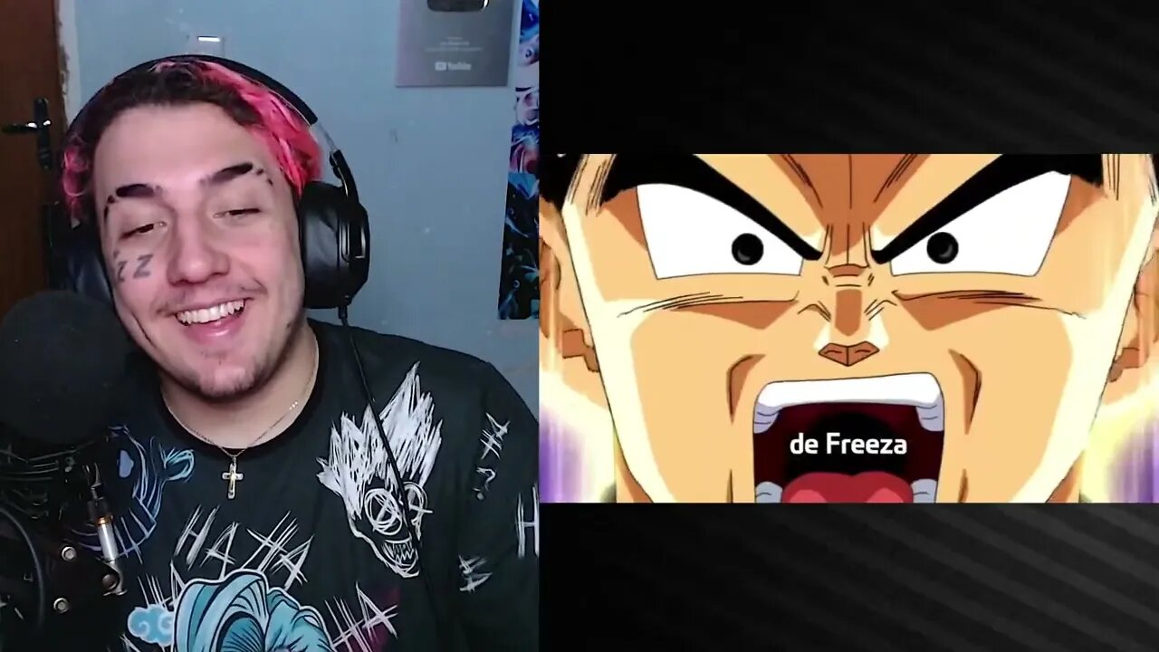 Goku e Vegeta VS. Saitama e Garou | Combate de Rima [Prod. Kayro] Muriel React