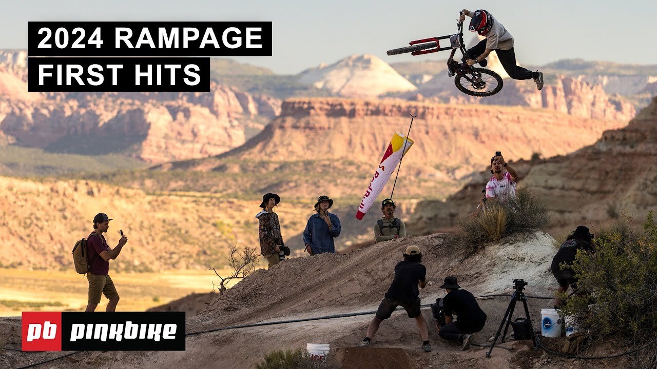 Riders Hitting Their Lines For The FIRST TIME | 2024 Red Bull Rampage