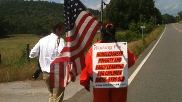 This Woman Is Walking Across The US To Help Homeless Veterans