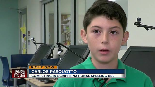 Carlos Pasquotto | Local students competing in Scripps National Spelling Bee