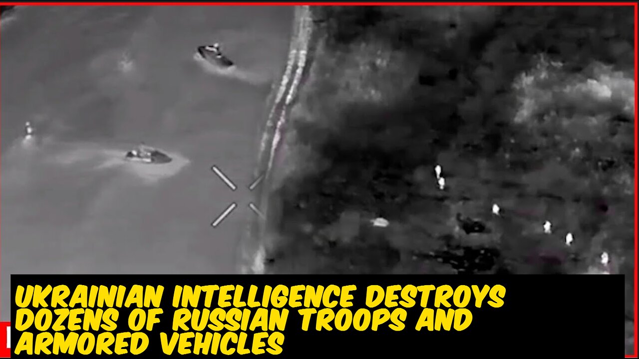 Ukrainian intelligence destroys dozens of Russian troops and armored vehicles